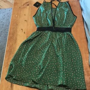 Open back boutique dress